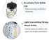 Plug-in Jar Glass Industrial Pendant Lighting